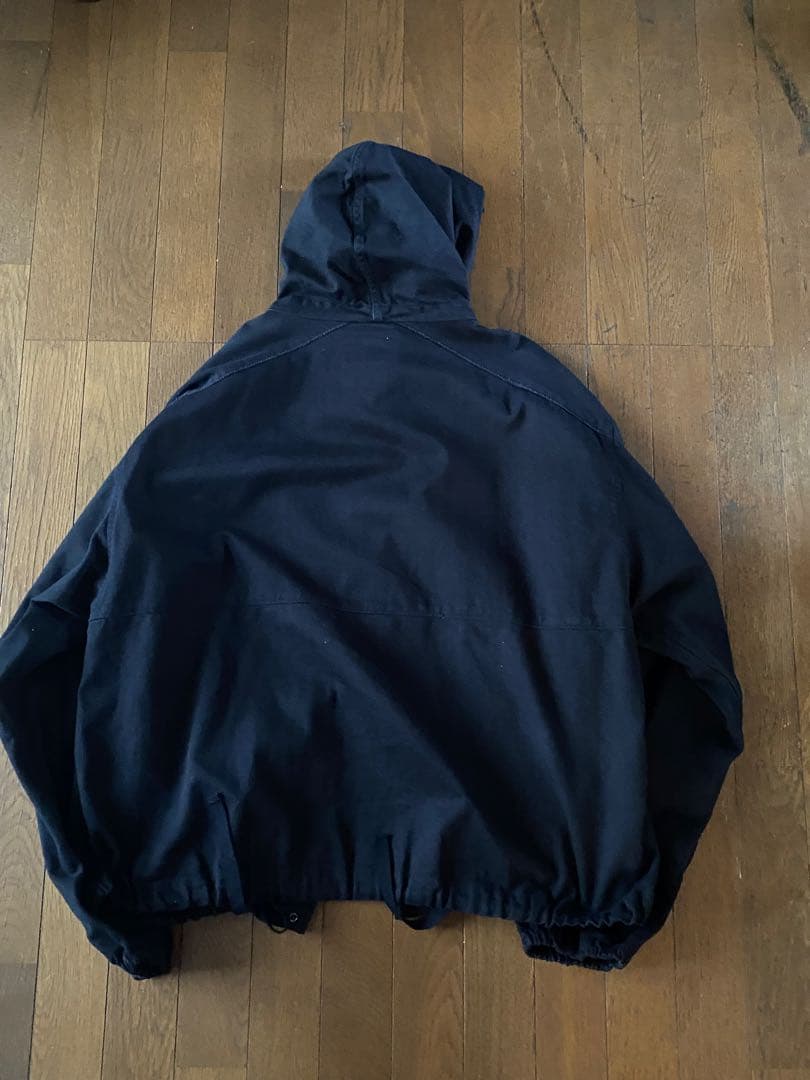 ジャケット・アウター ANCELLM / DRILL HOODIE JACKET(BLACK)