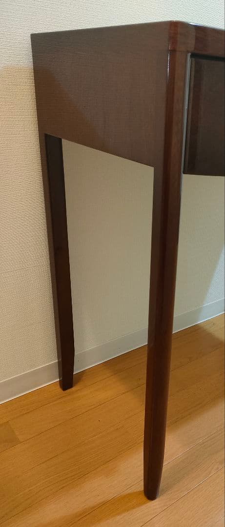 IDC OTSUKA 大塚家具 サペリマホガニー コンソールテーブル 美品