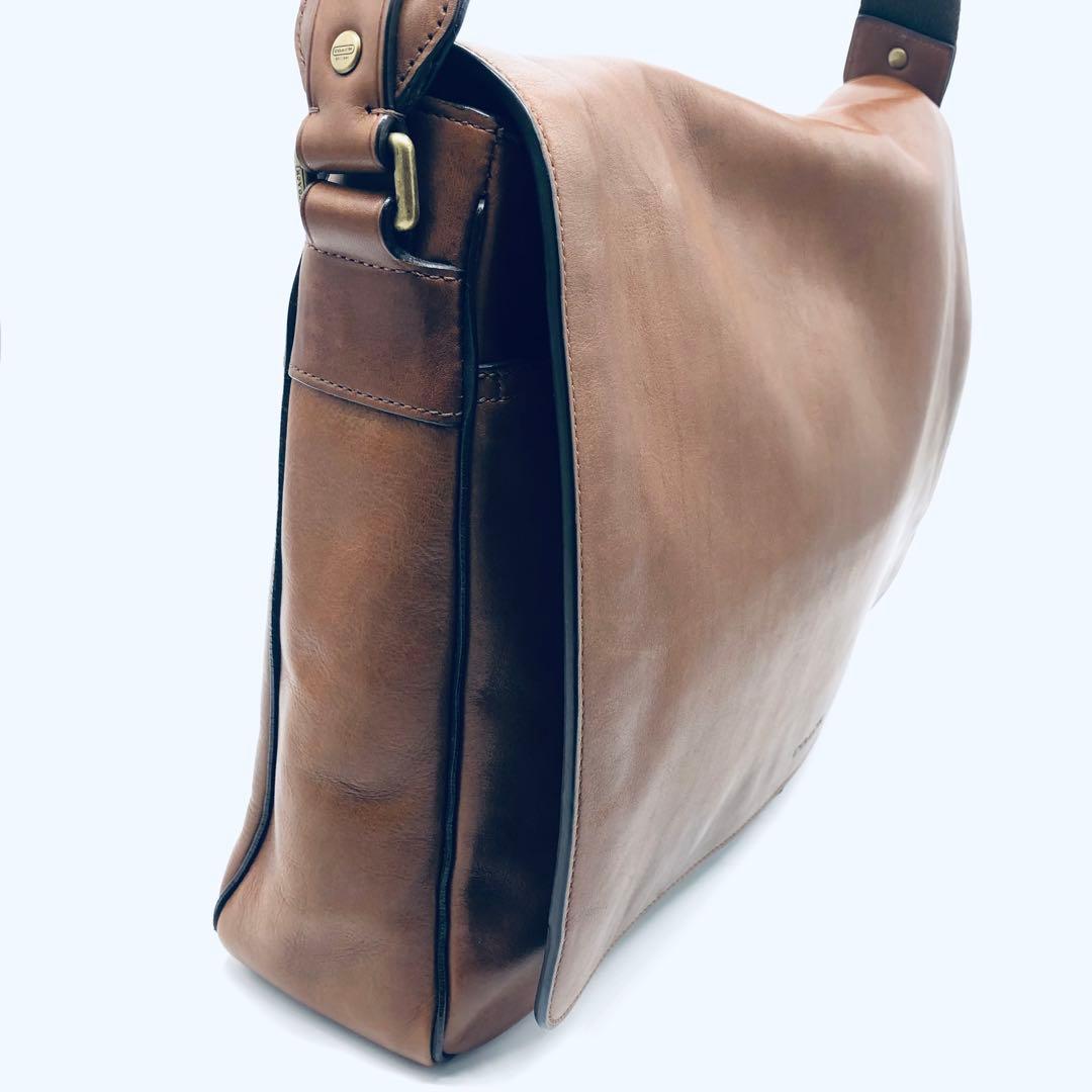 COACH メッセンジャーバッグ　 70486 本革　レザー　ブラウン　良品