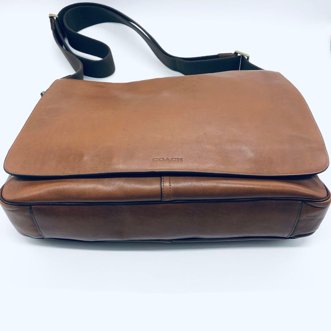 COACH メッセンジャーバッグ　 70486 本革　レザー　ブラウン　良品
