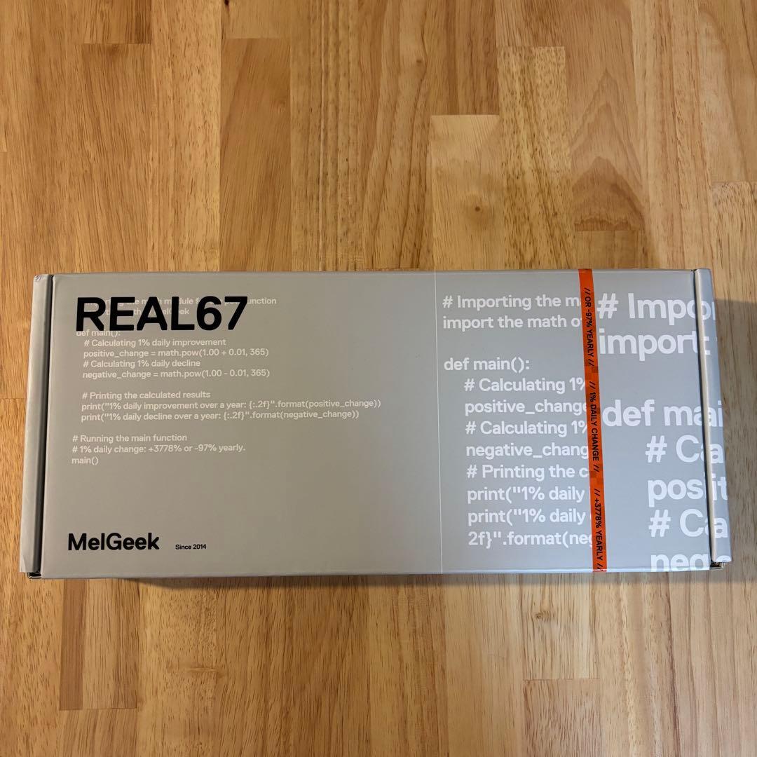 キーボード MelGeek REAL67 Calcium-Gray