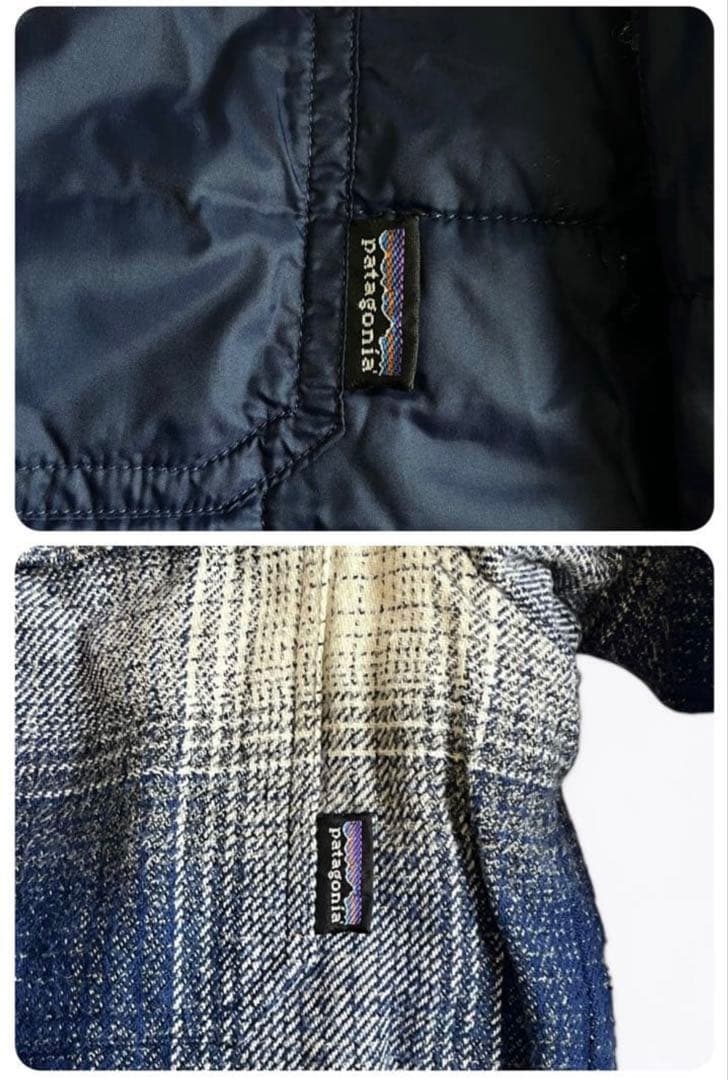 【価格交渉可】patagonia オンブレ シャドー リバーシブル ネルシャツ