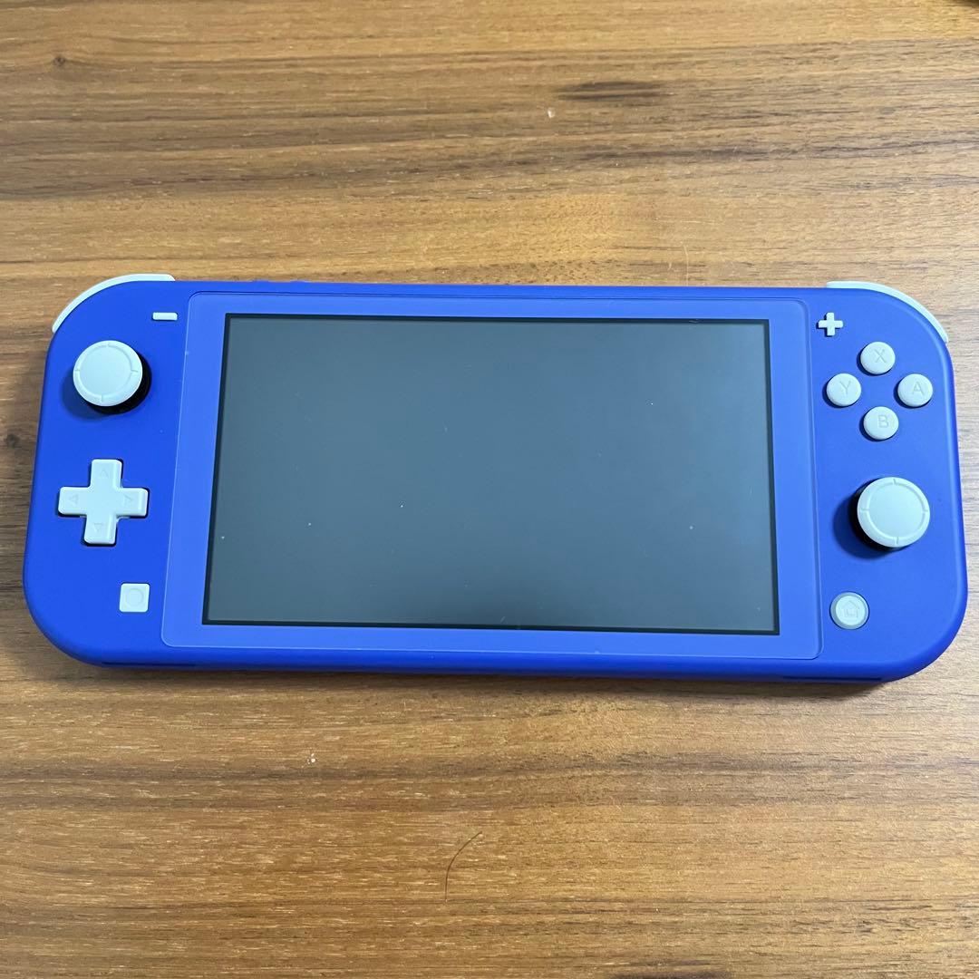 Nintendo Switch Lite ブルー 本体 ACアダプター付 箱無し