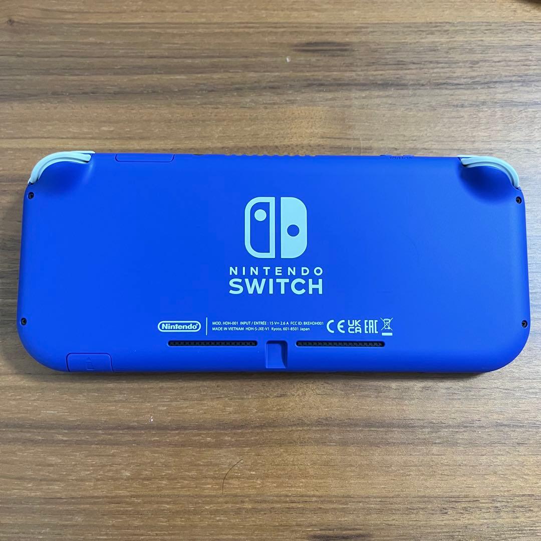 Nintendo Switch Lite ブルー 本体 ACアダプター付 箱無し