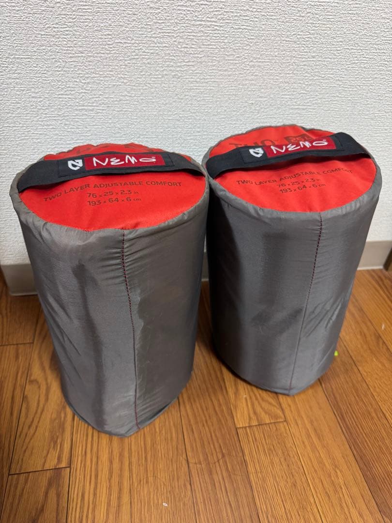 NEMO TUO 25L スリーピングマット ペア キャンプ　インフレーター