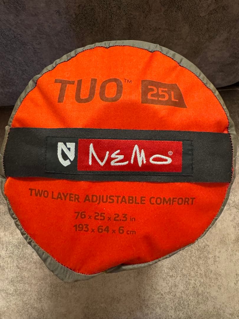 NEMO TUO 25L スリーピングマット ペア キャンプ　インフレーター