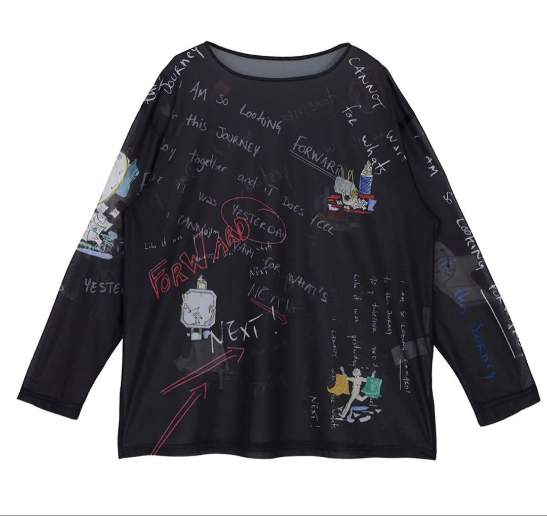 Gabrielle×AMERI 10TH HISTORY SHEER TOP