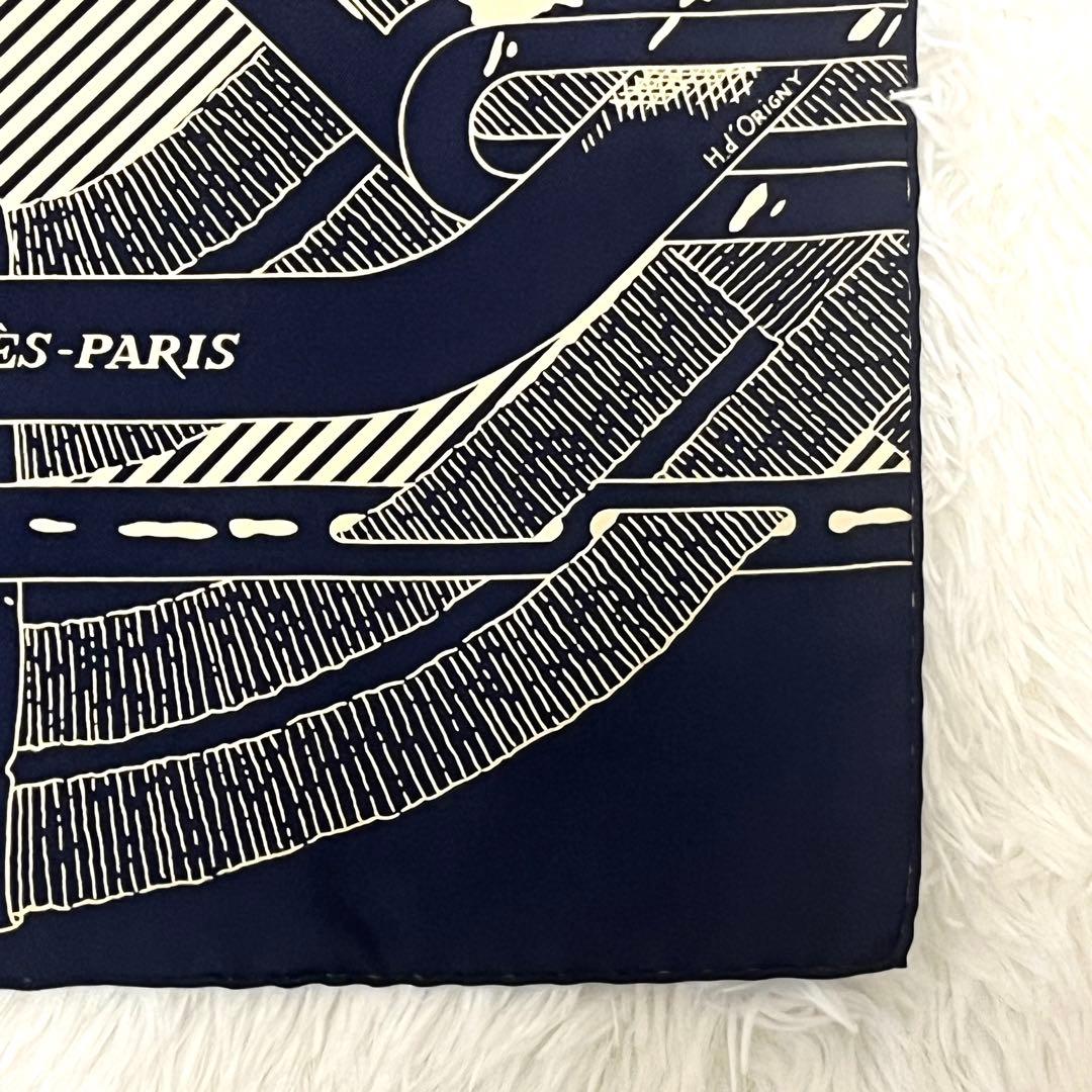 希少✨未使用✨HERMES エルメス スカーフ シルク カレ90 馬銜　馬具