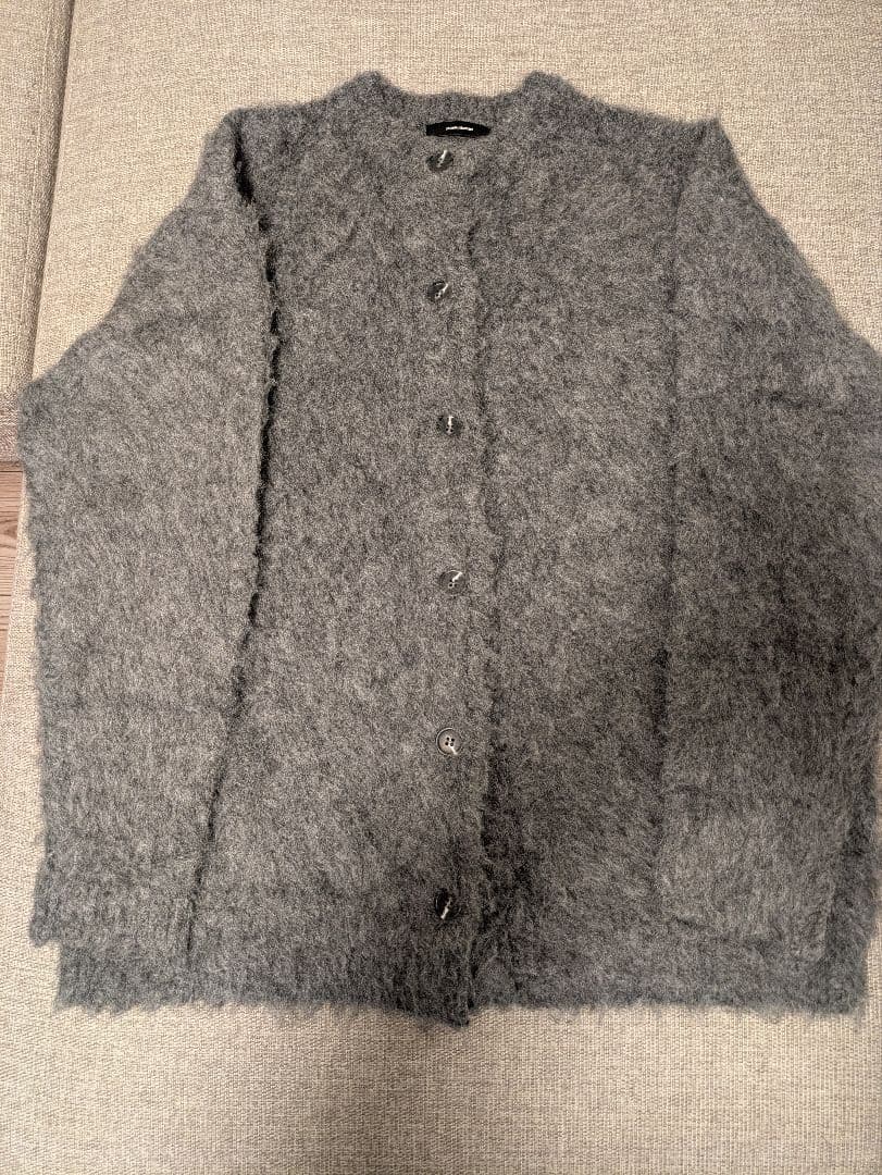 JOURNAL STANDARD シャギーカーディガン チャコールグレー