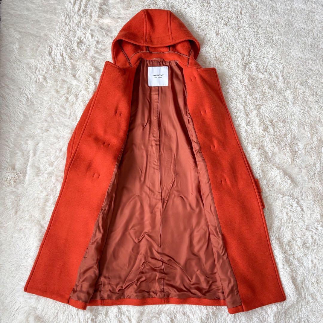 サンヨーコート SANYO COAT ウール　ダッフルコートオレンジ　日本製