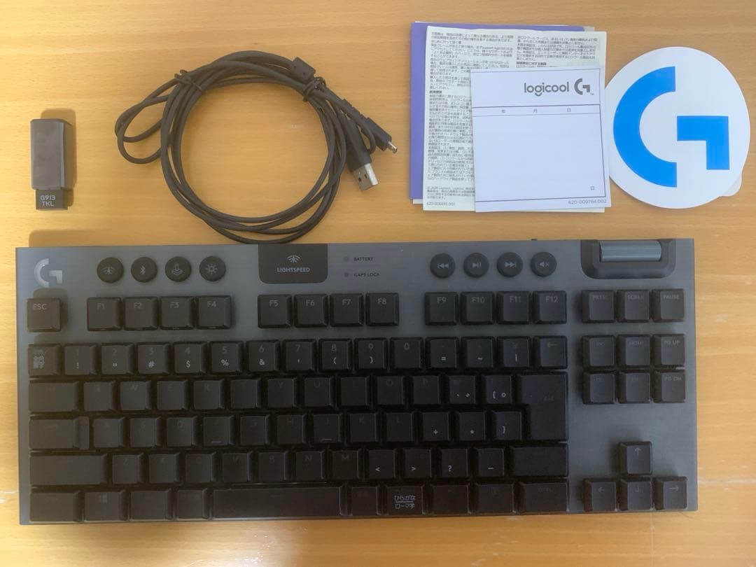 Logicool G テンキーレス ワイヤレス G913 TKL リニア 静音