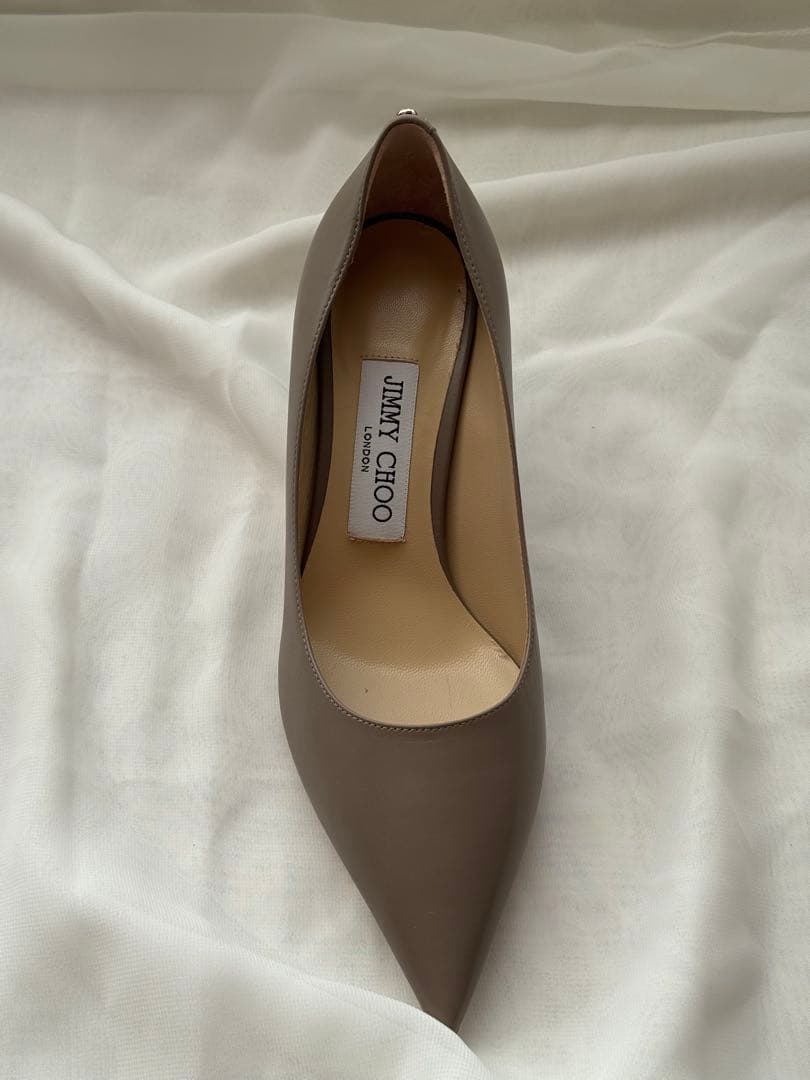 ジミーチュウ ハイヒール レザー パンプス ベージュ