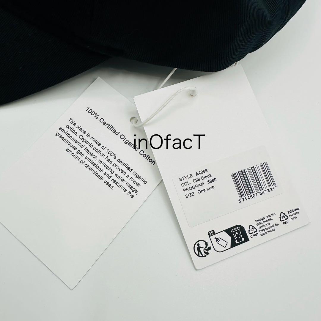 GANNI CAP HAT ガニー ロゴキャップ ベースボールキャップ ブラック
