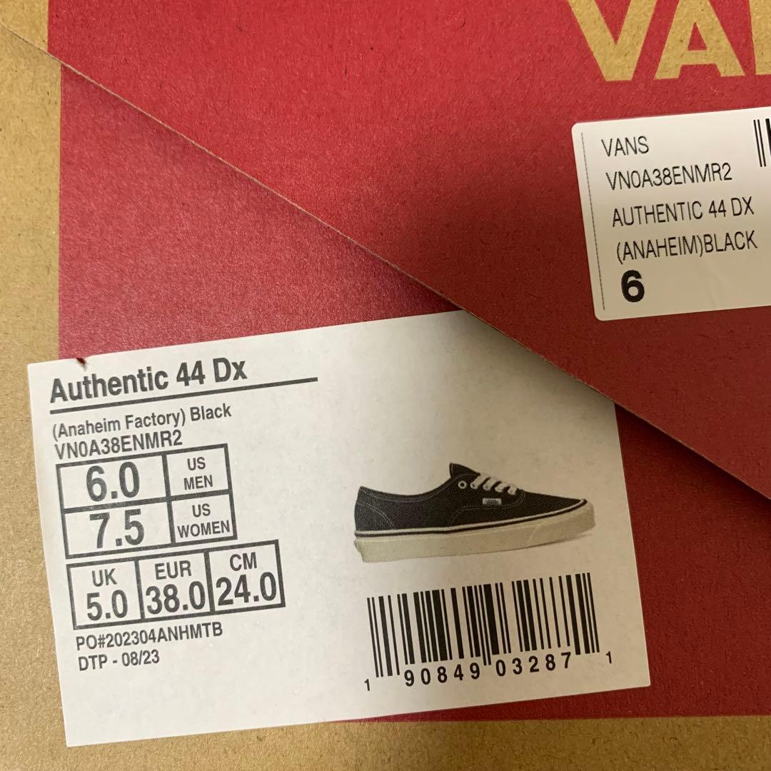 VANS AUTHENTIC 44DX アナハイム ブラック