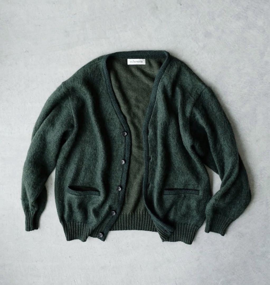 、*様 echeveria Kid mohair cardigan エケベリア