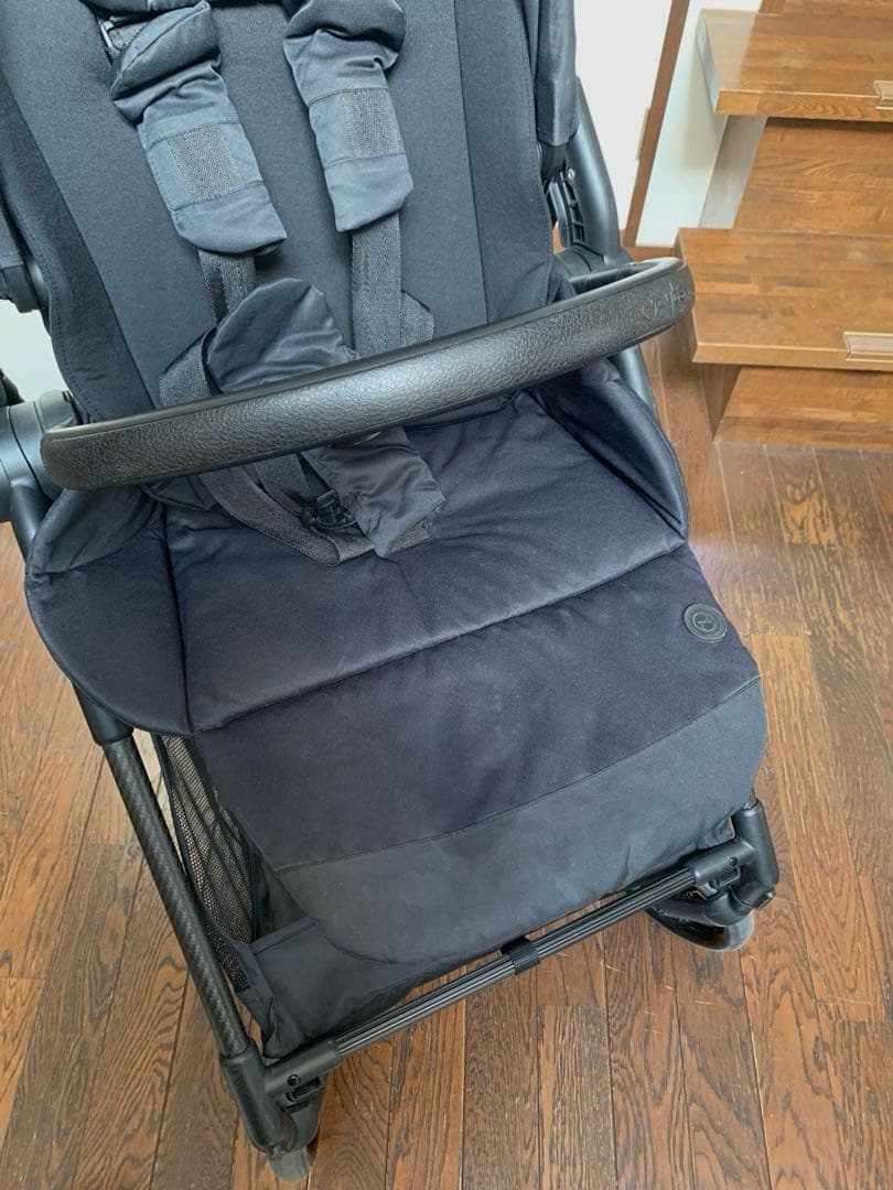 cybex メリオカーボン Black レインカバー付き