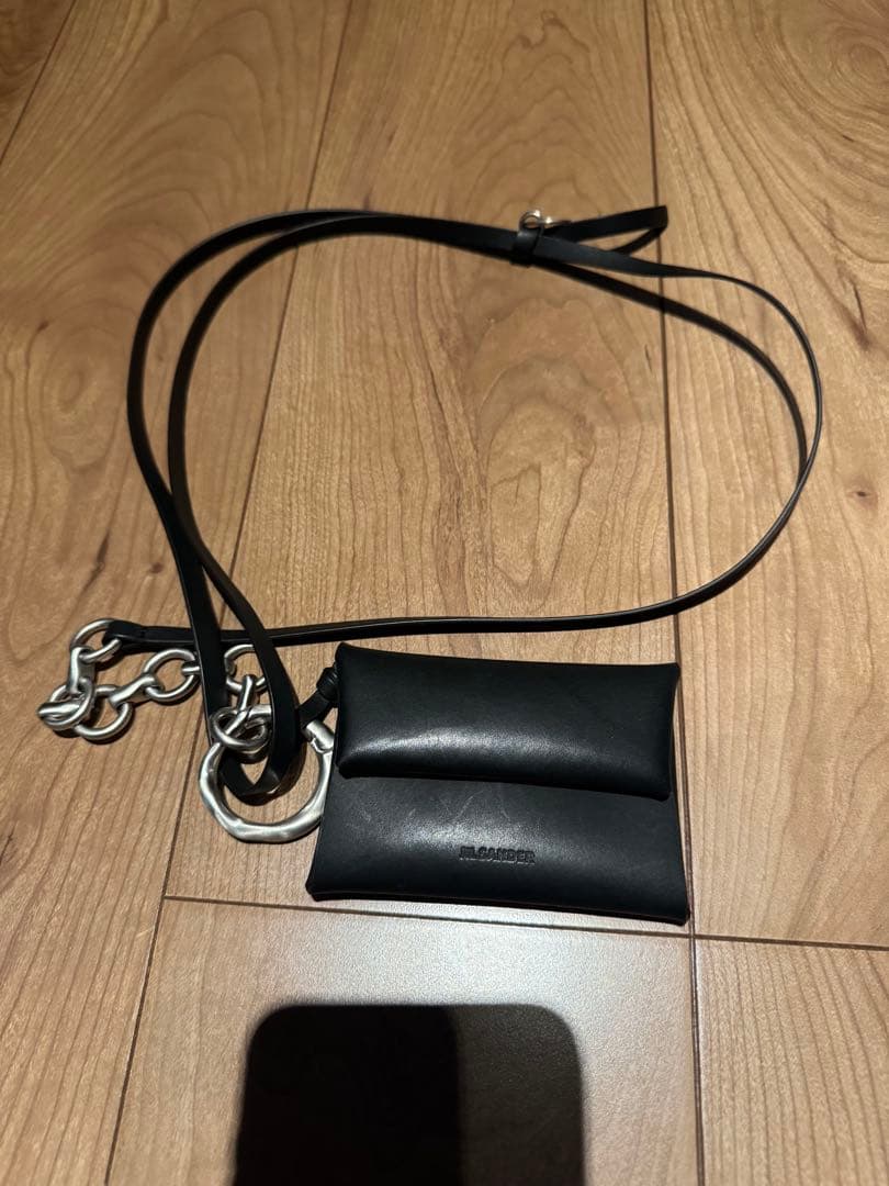 JIL SANDER FOLDED COIN W/ STRAP ケース