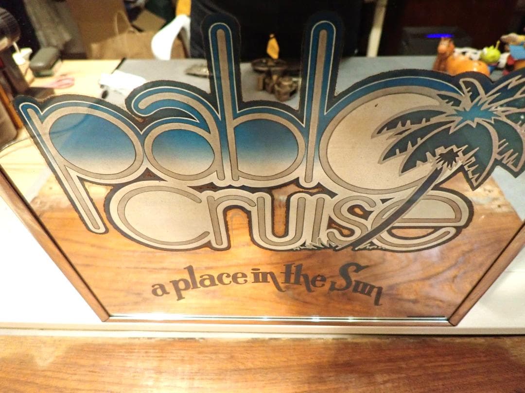 pablo cruise パブロ・クルーズ 1977製パブミラー ☆当時物☆レア