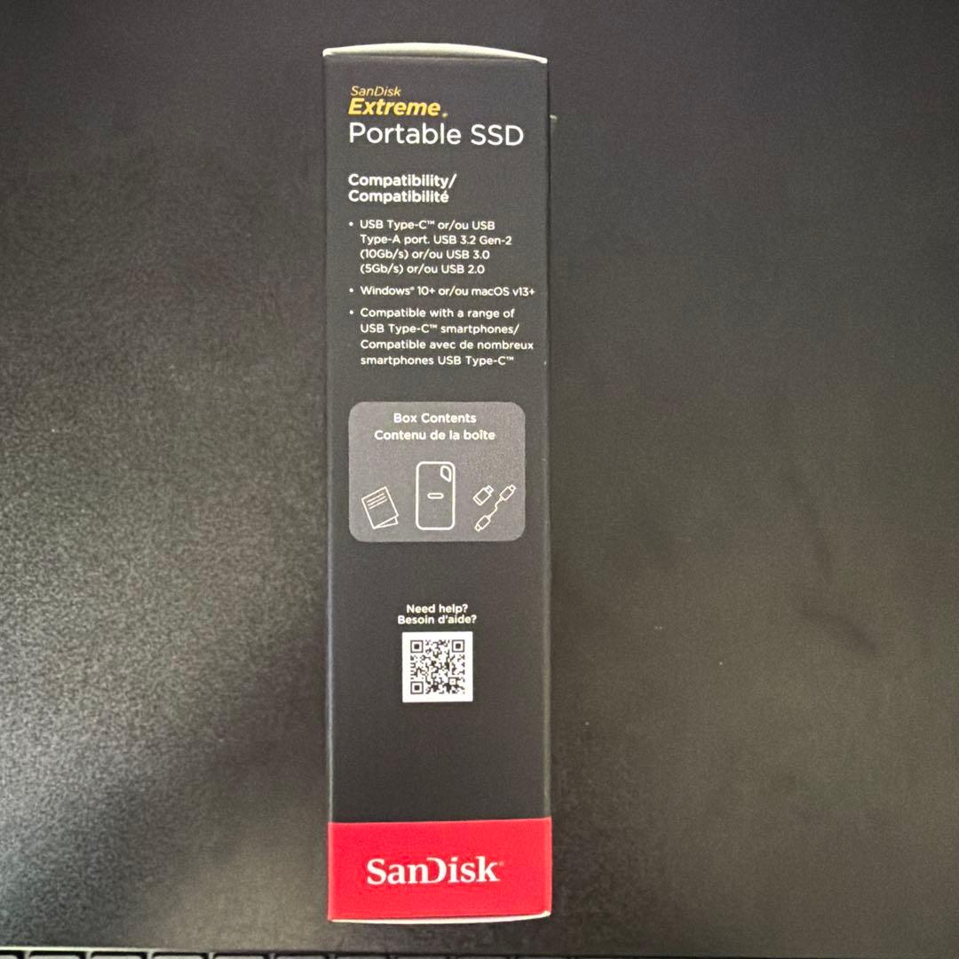 【新品未使用】SanDisk Extreme Portable SSD 4TB