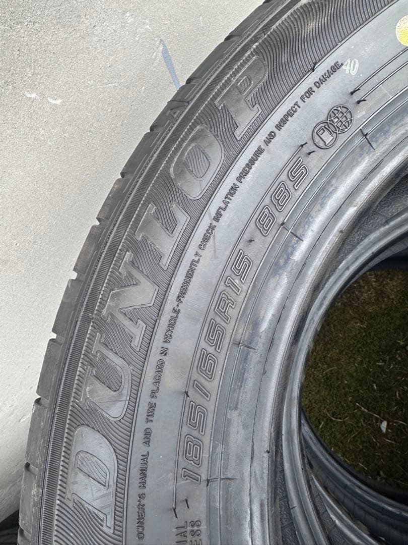 DUNLOP SP 185/65R15 タイヤ2本新品2025年式タイヤ2本