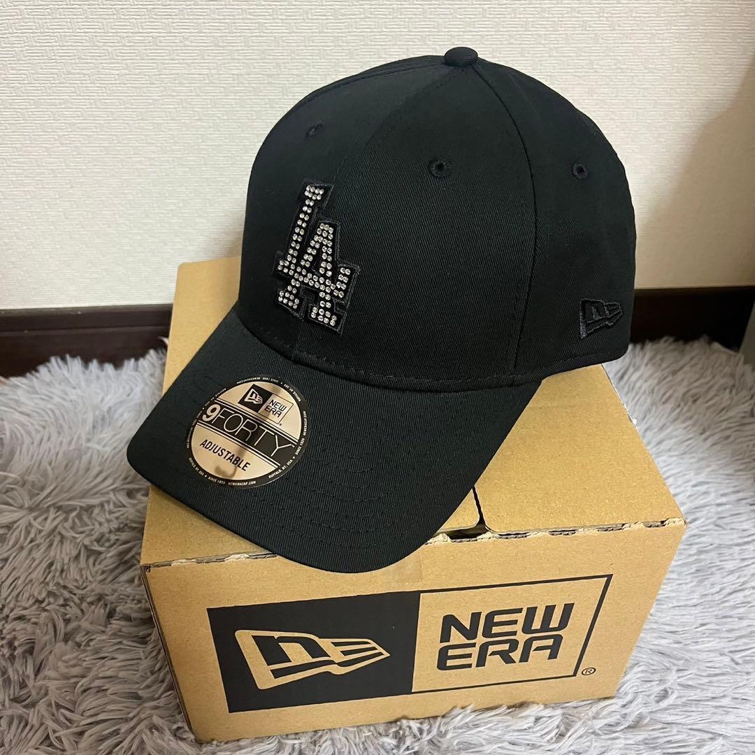 ニューエラ キャップ 9FORTY 帽子 LA ドジャース ラインストーン