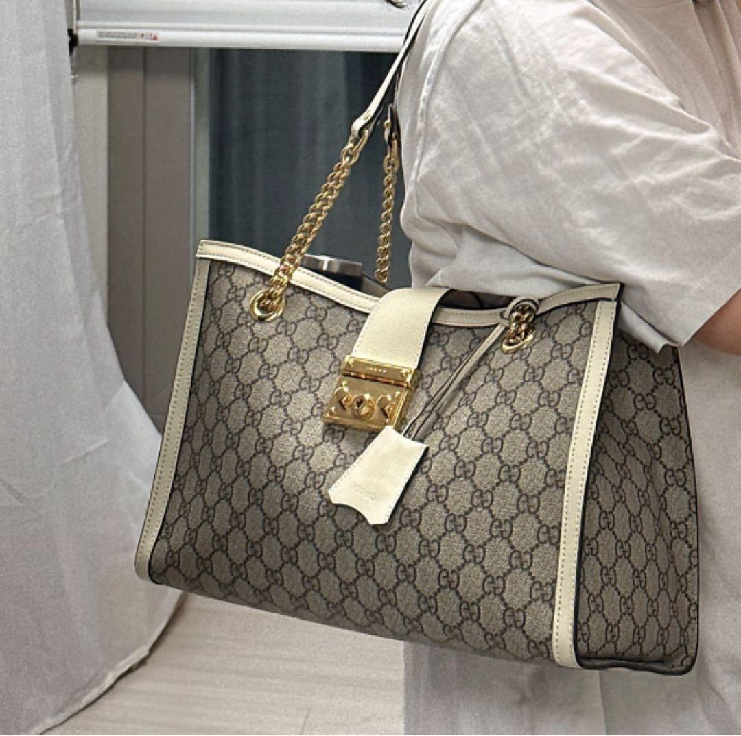[2月末まで販売／値下げ可] GUCCI GGキャンバス トートバッグ