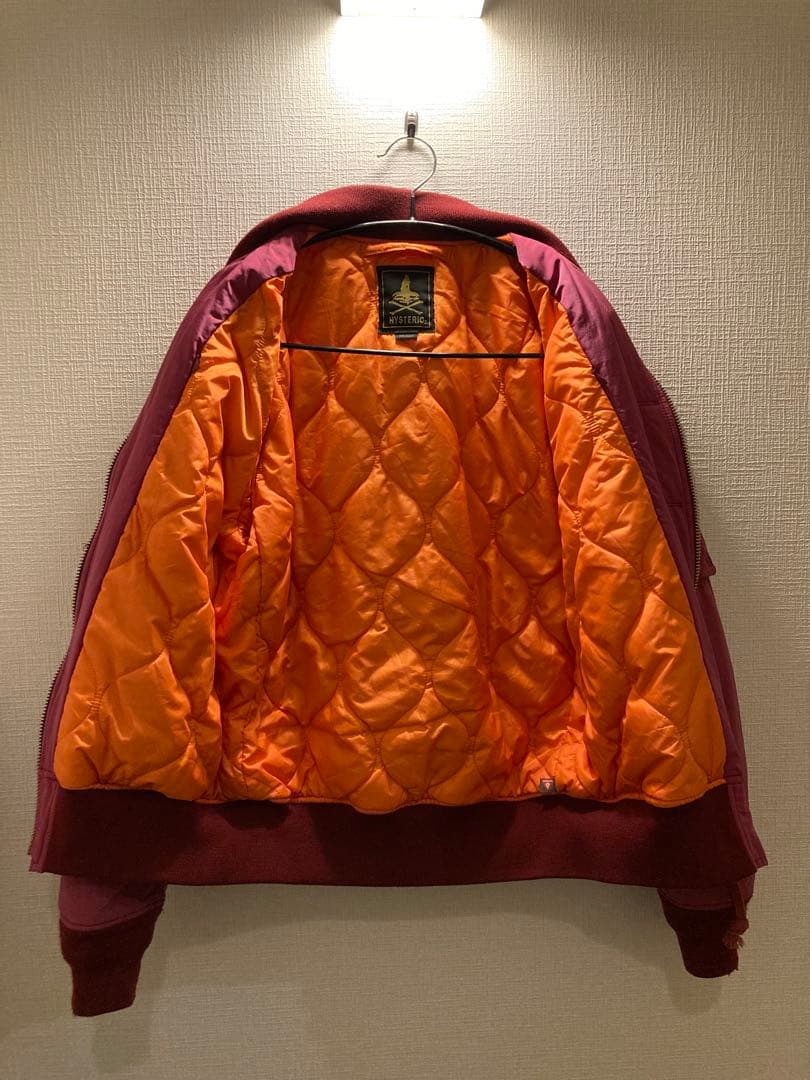 ヒステリックグラマー MA-1 ジャケット　メンズ