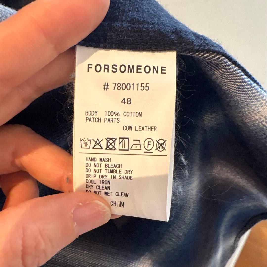 【スイカ大佐】新品FORSOMEONE フォーサムワン ブリーチ シャツ