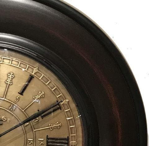 ウォールクロック 壁掛け時計 メタル アンティーク 306012