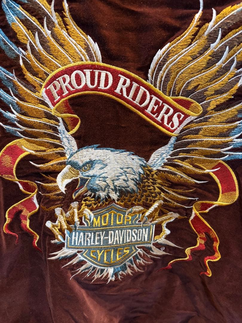 Harley-Davidson ハーレー 90s ベロア スカジャン