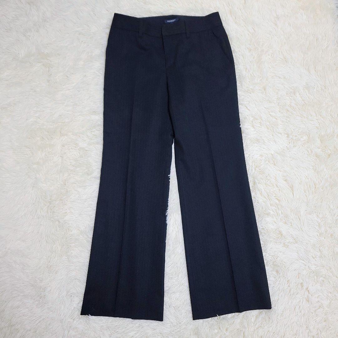 極美品✨ バーバリーロンドン セットアップ ホースロゴ ノバチェック パンツ 黒