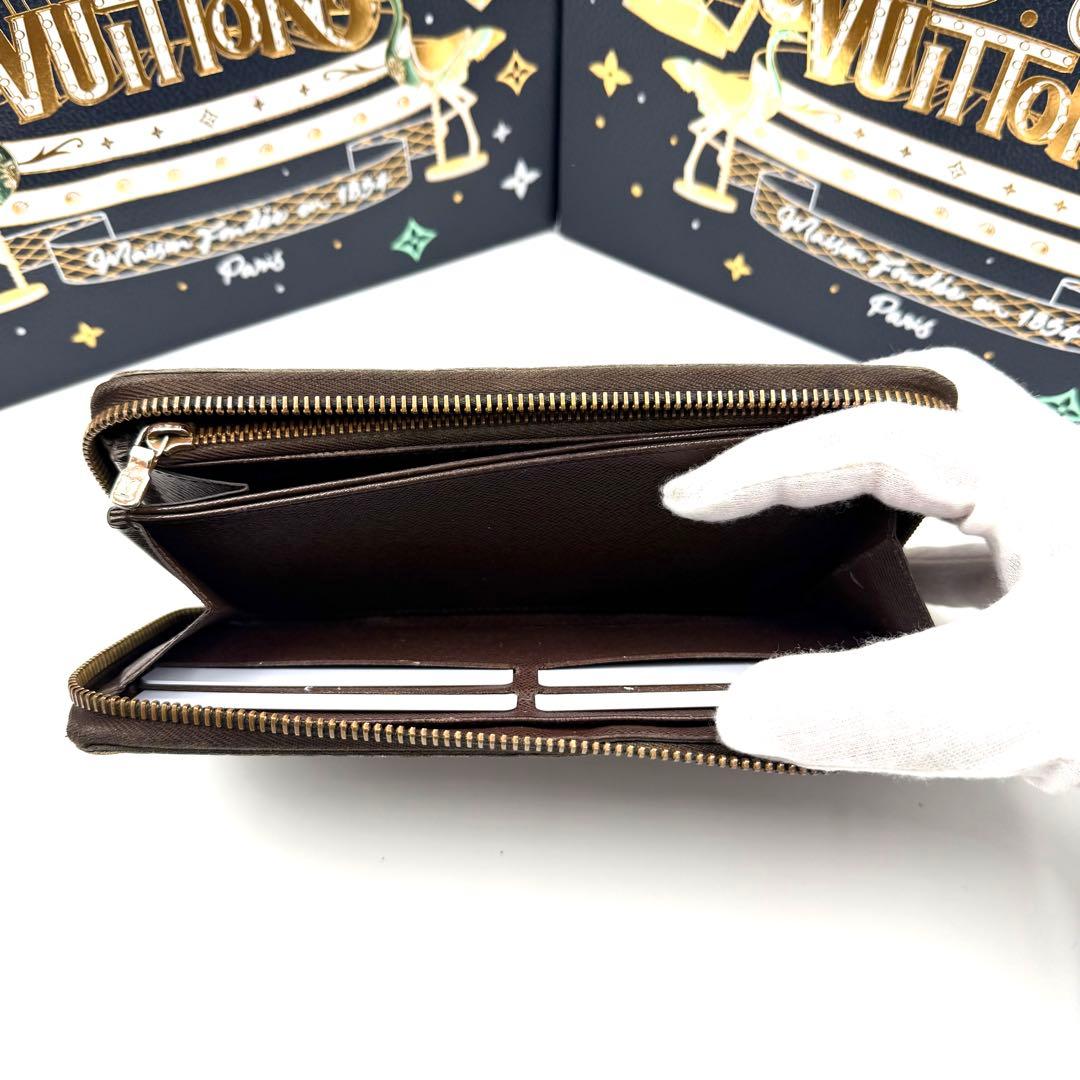 ルイヴィトン ジッピーウォレット ダミエ エベヌ ラウンドファスナー 長財布