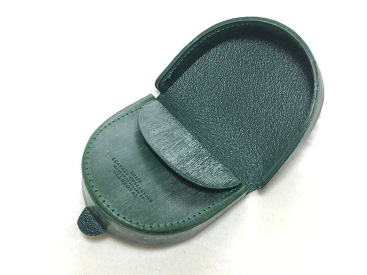 【未使用・美品】GLEN グレンロイヤル　馬蹄形ケース　緑