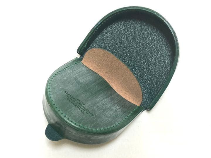 【未使用・美品】GLEN グレンロイヤル　馬蹄形ケース　緑