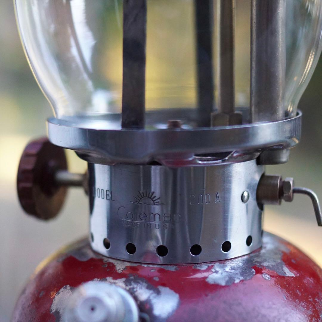 1962年1月製造　コールマン200A バーガンディー　ビンテージ ランタン