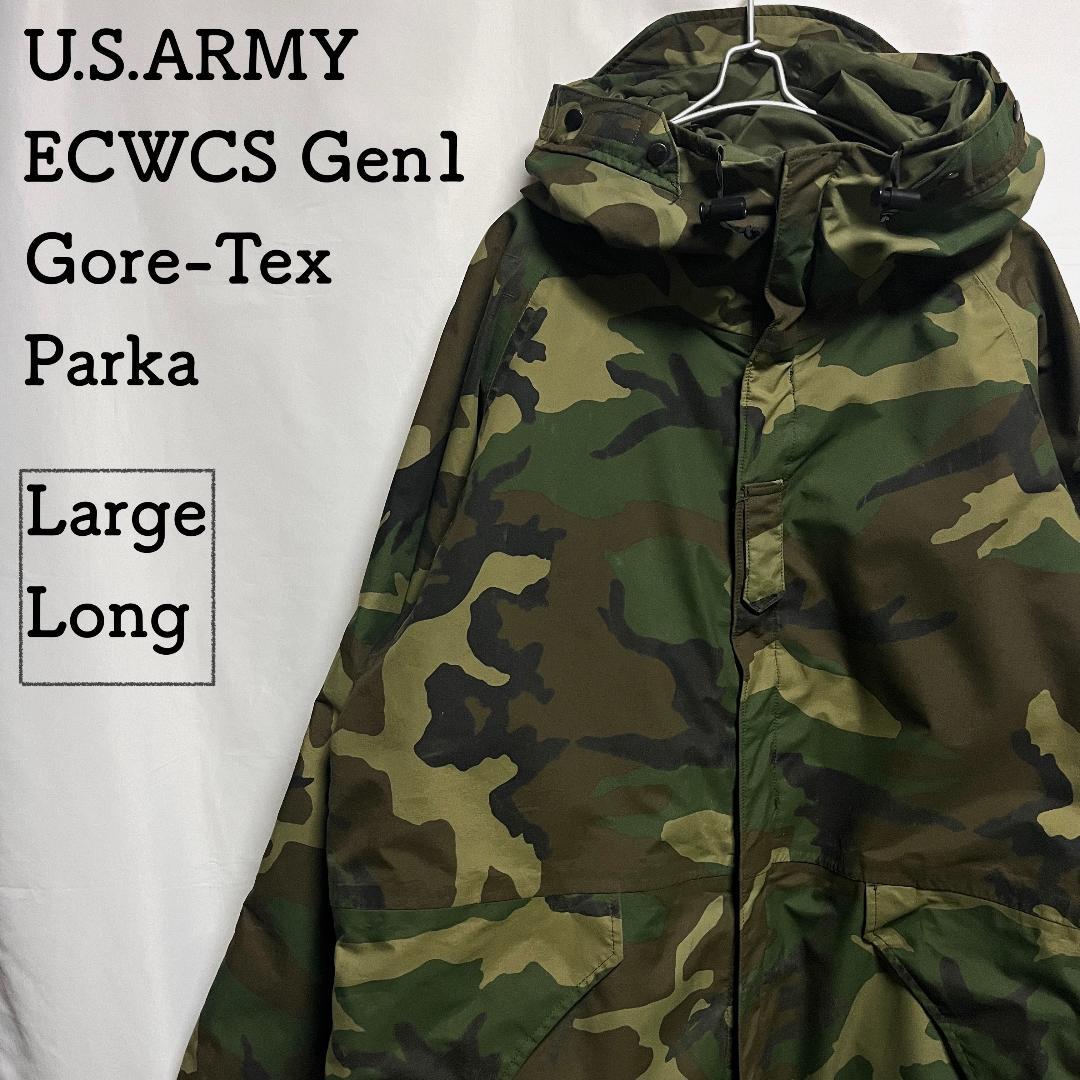 米軍実物 中期型 ECWCS Gen1 GORE-TEX ウッドランド L-L