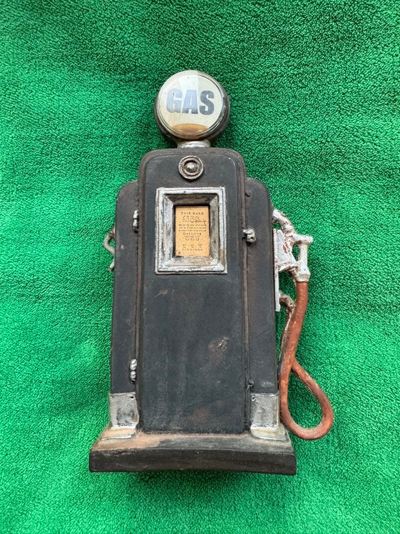【レア・アンティーク】GAS ガソリンスタンド　置物