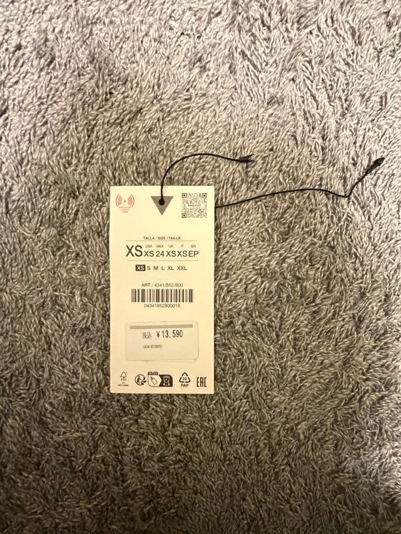 ZARA フェイクレザージャケット 黒xs