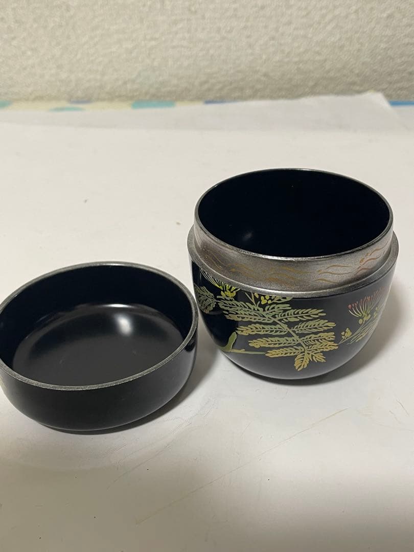 茶道具　木製　中棗
