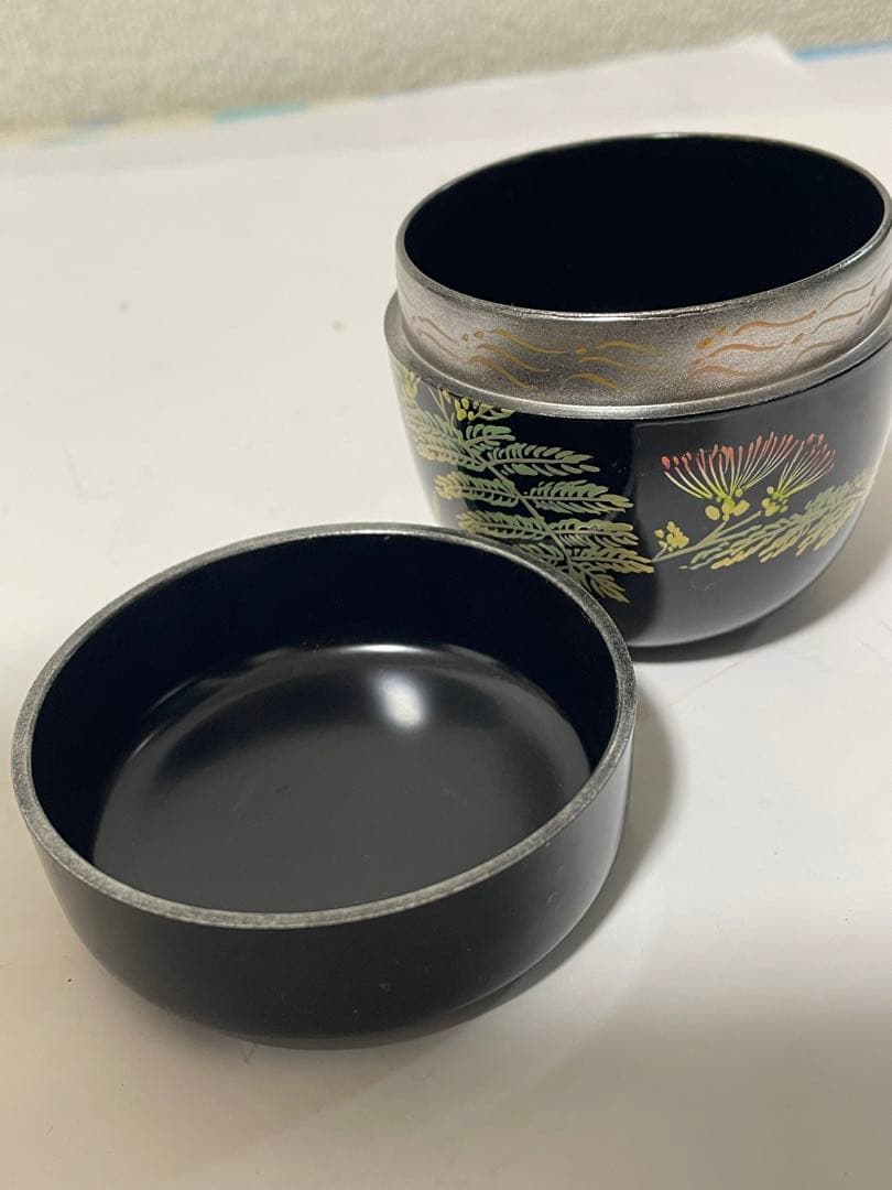 茶道具　木製　中棗