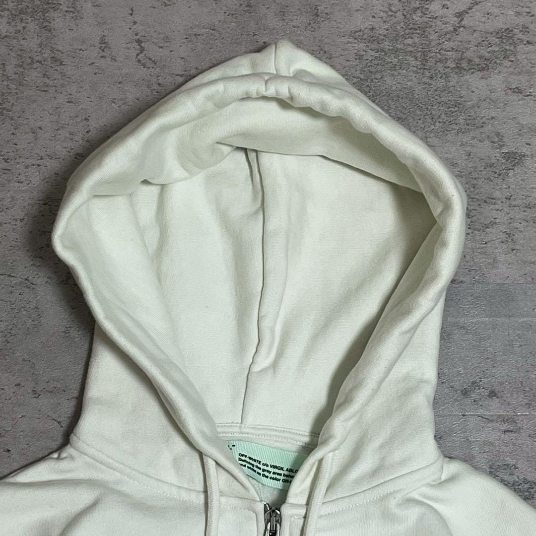 Off-White オフホワイト ジップアップ グラデーション XXS パーカー