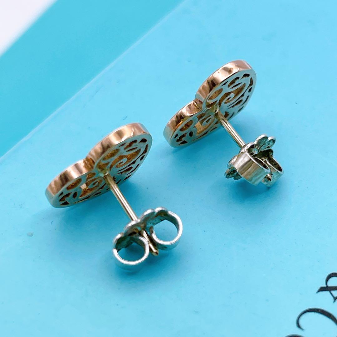Tiffany & Co. 廃盤　ピアス　エンチャント　ハート　ルベド　メタル