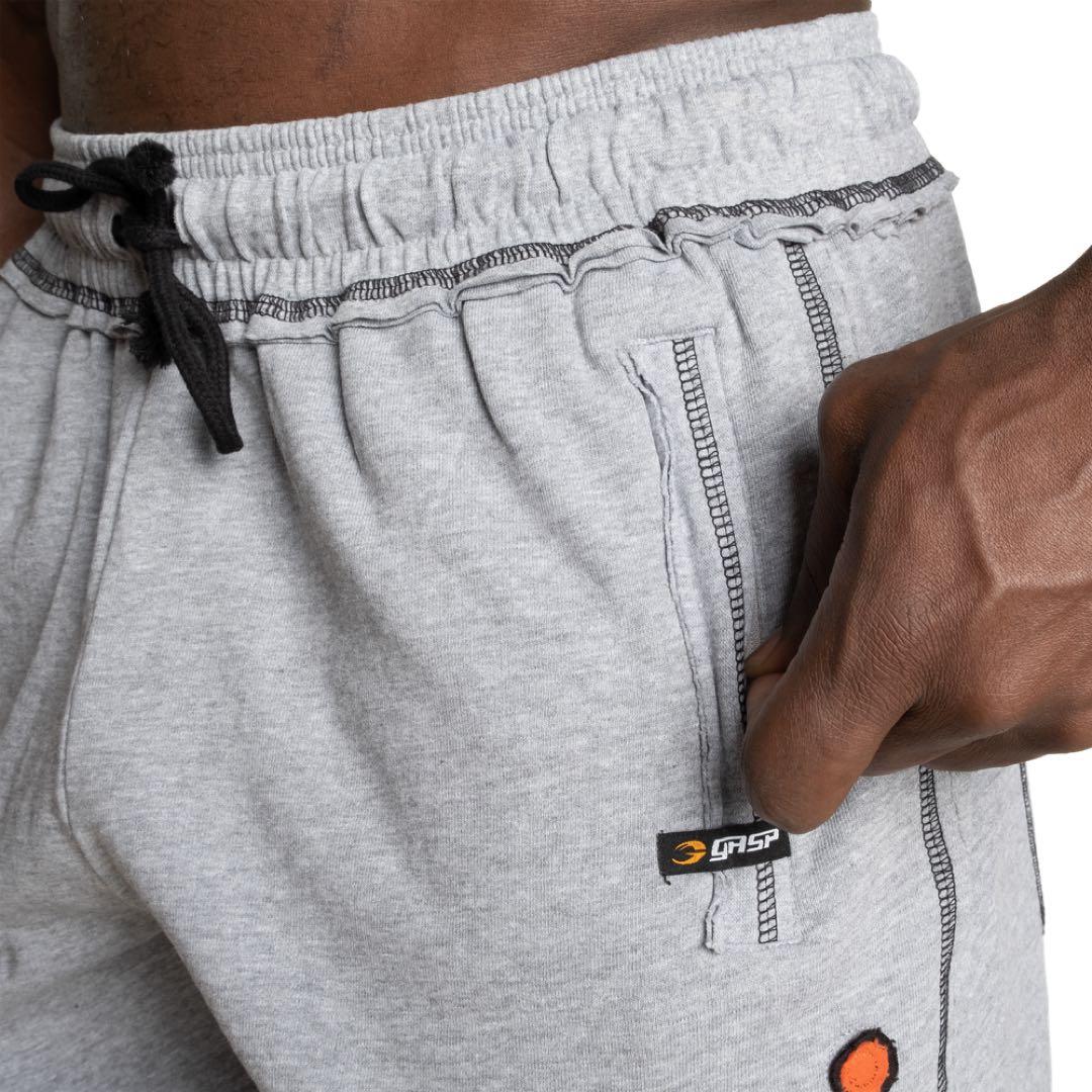 Gasp Division sweatpant, グレー/オレンジ L