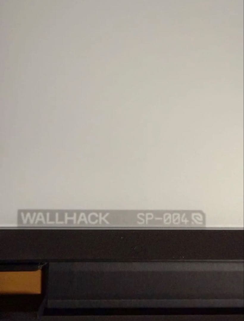 美品　wallhack sp-004 ガラスマウスパッド