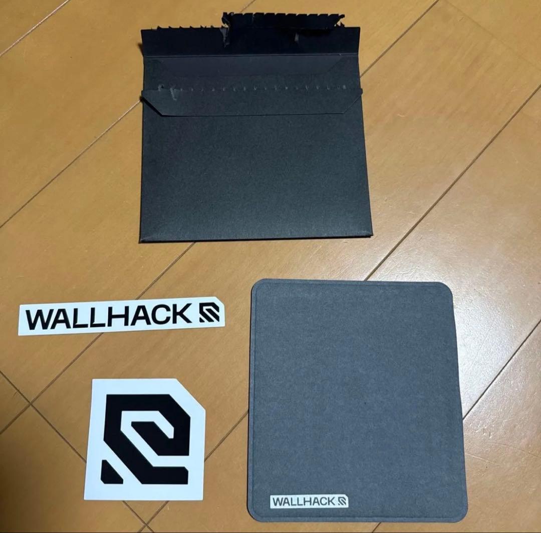 美品　wallhack sp-004 ガラスマウスパッド