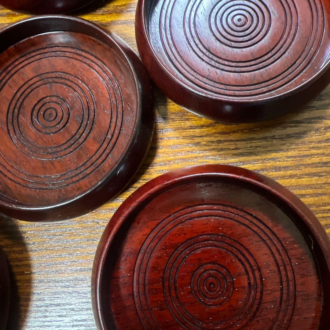 特別価格 希少◆ 茶檀 食器 器 6セット ❻