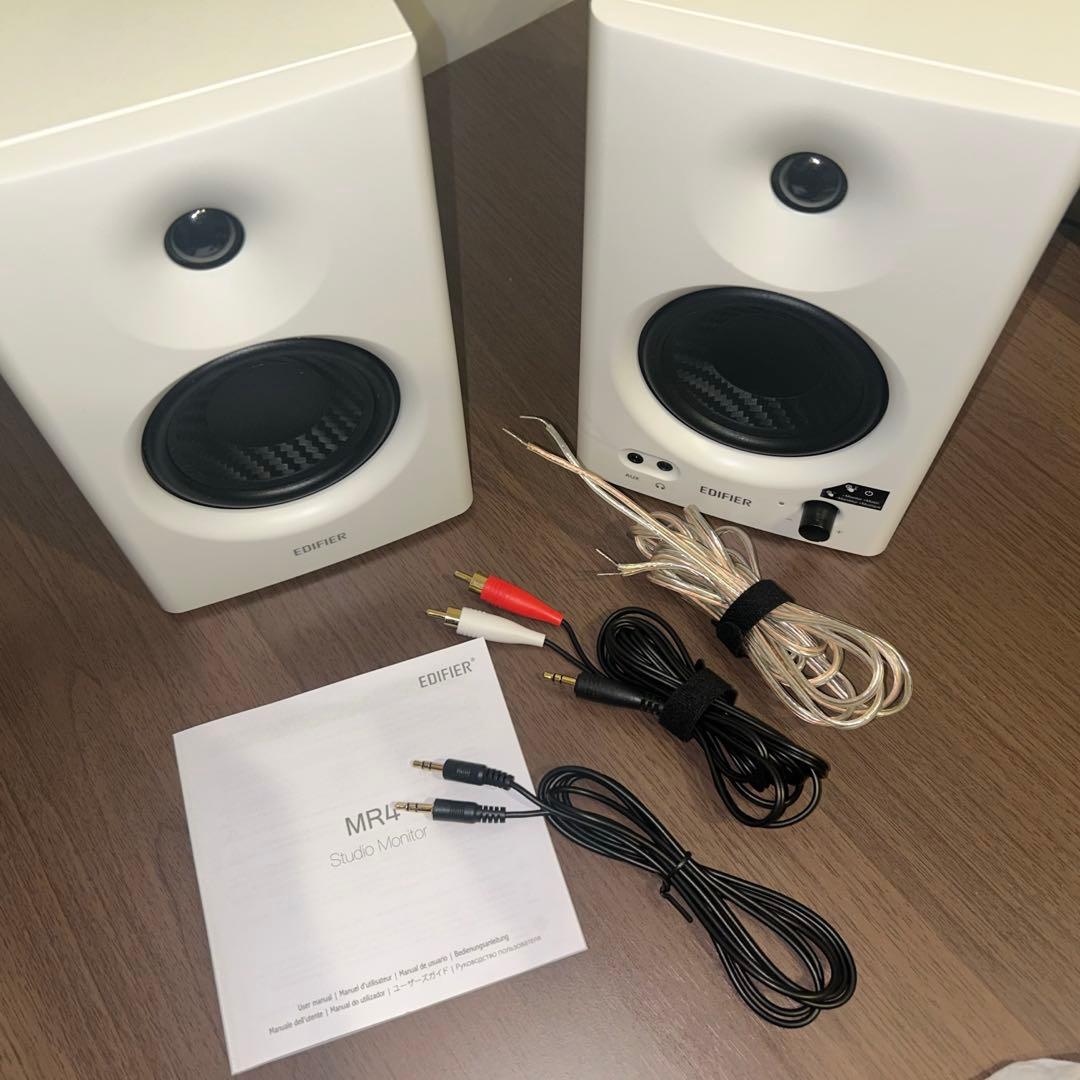 Edifier MR4 スピーカー　ホワイト