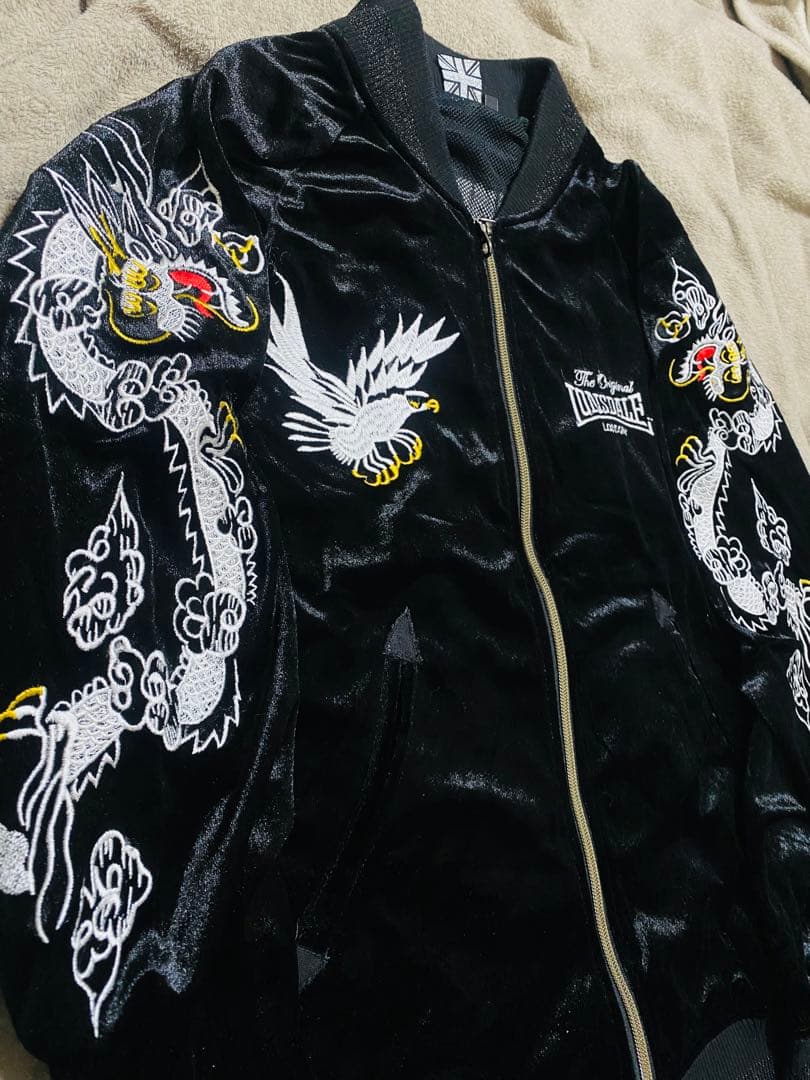 LONSDALE London 限定　日本 スカジャン 別珍龍虎 Unisex
