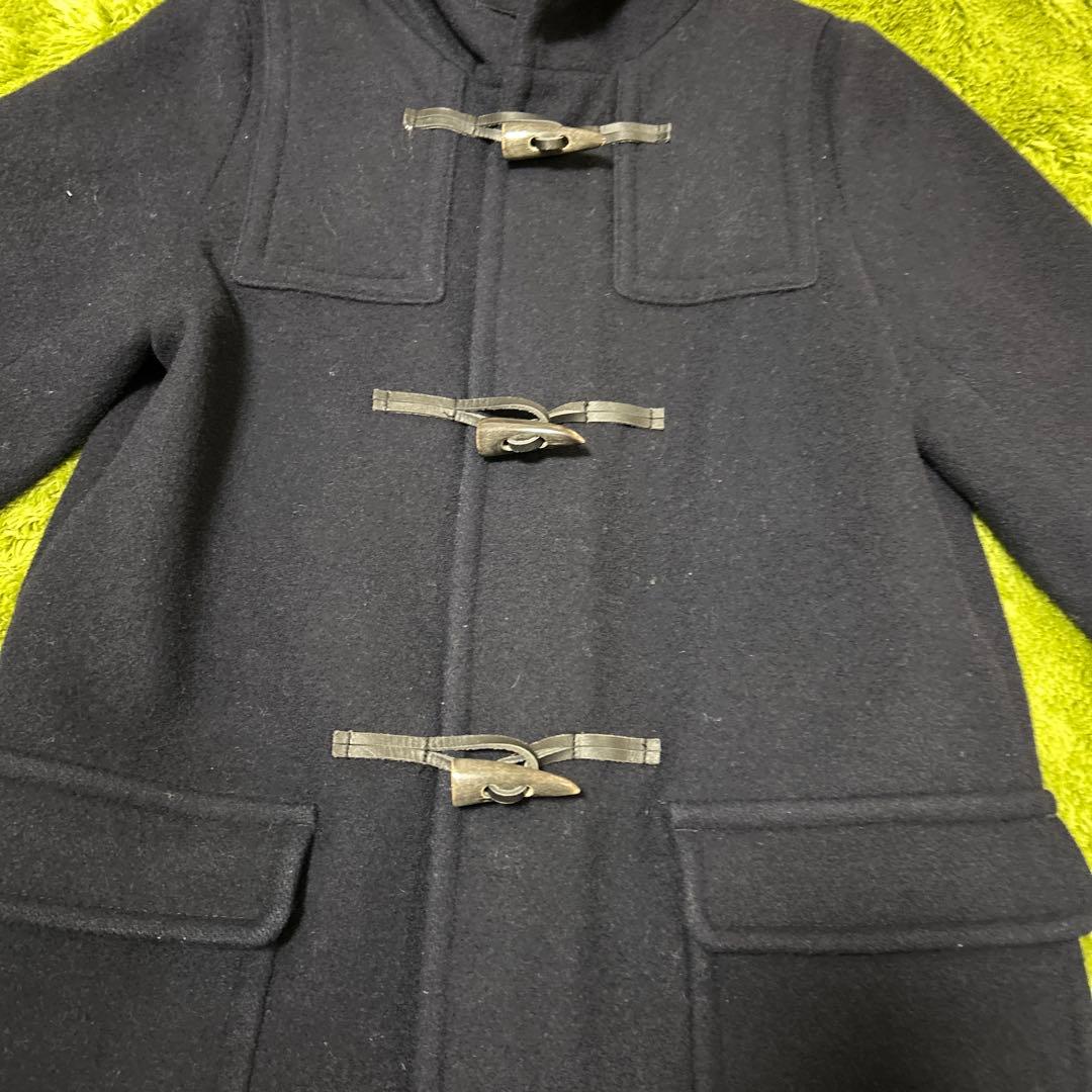 ミラオーウェン　ネイビー ロングダッフルコート ウール　size:0