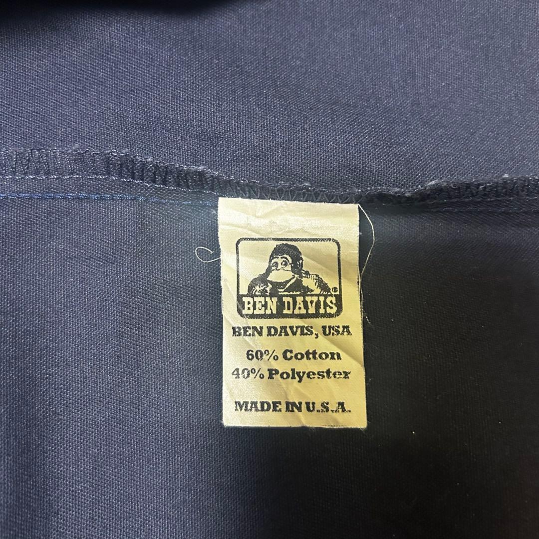 90s USA製 BEN DAVIS ベンデイビス ワークシャツ L